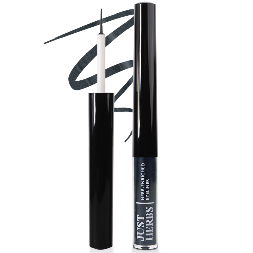 Just Herbs Liquid Eyeliner With Waterproof & Smudge-Proof Formula (Smoky Charcoal) Just Herbs Liquid Eyeliner With Waterproof & Smudge-Proof Formula (Smoky Charcoal)