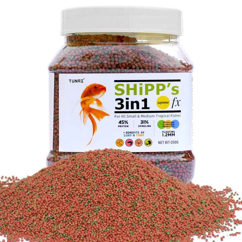 Tunai Shipp 3In1 Fish Food 1.2Mm
