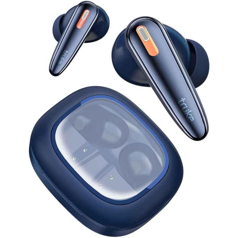 Truke Crystal Bass Earbuds - Cobalt Blue Truke Crystal Bass Earbuds - Cobalt Blue