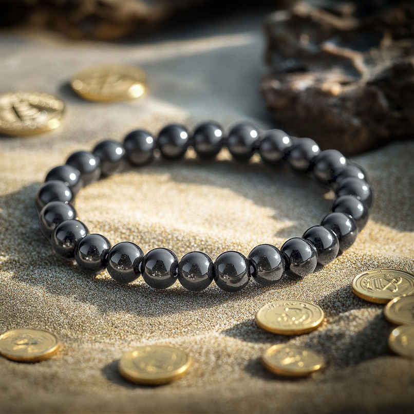 Astrotalk Dhan Sampatti Bracelet - Original Silver Hematite