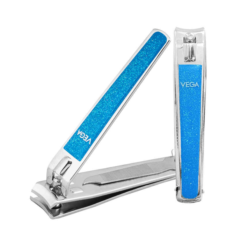 VEGA Large Nail Clipper, Glitter, Colour May Vary, (LNC-02)