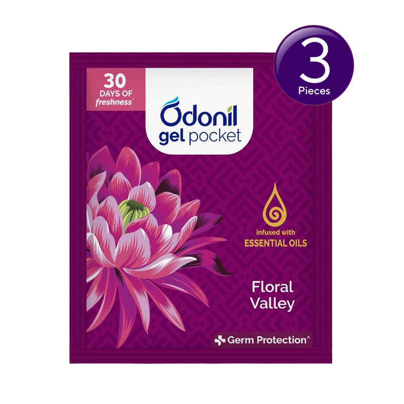 Odonil Floral Valley Gel Pocket Combo 