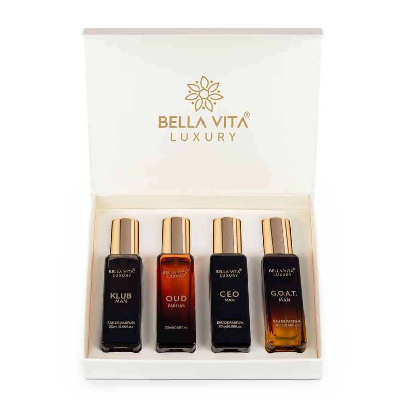 Bella Vita Organic Luxury Perfumes Gift Set For Men