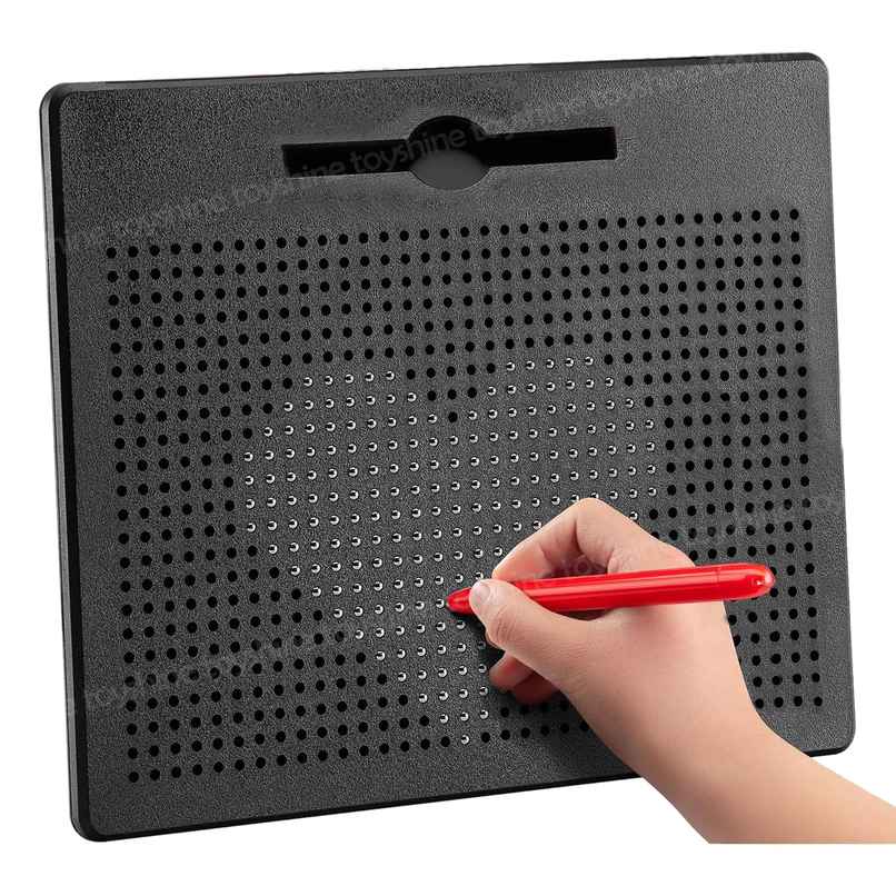 Toyshine Magnetic Drawing Board Magplay Slate Inbuilt With 782 Magnetic Balls