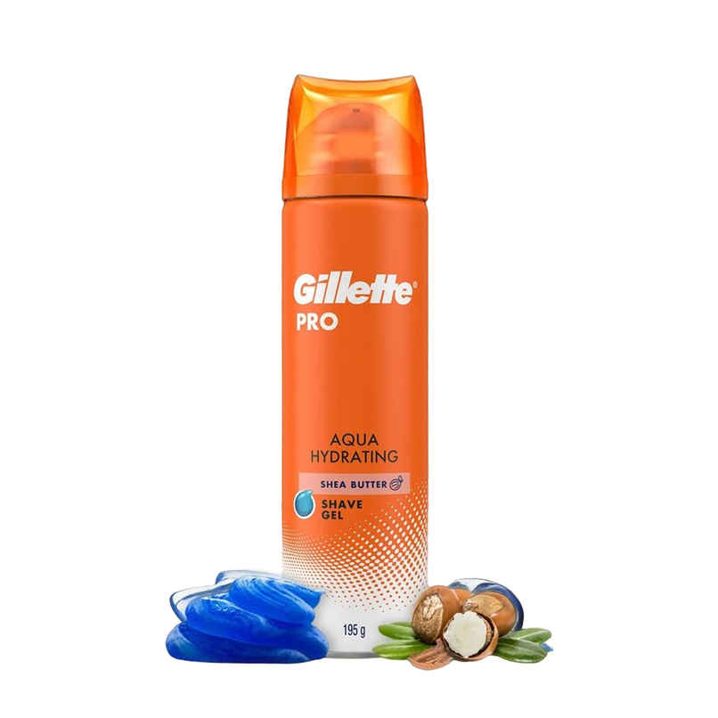 Gillette Pro Shaving Gel Aqua Hydrating With Shea Butter