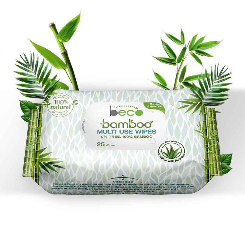 Beco Adult and Baby Wet Wipes - Bamboo & Aloe Vera Beco Adult and Baby Wet Wipes - Bamboo & Aloe Vera