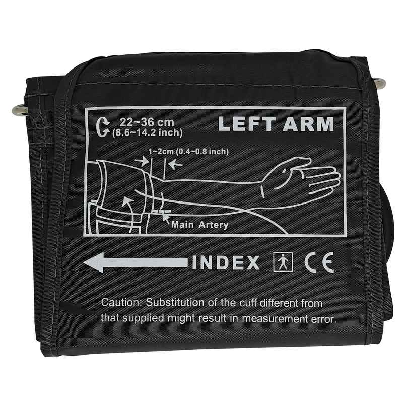 Sahyog Wellness Single Tube Normal Size Blood Pressure Monitor Machine Cuff - Dark Grey