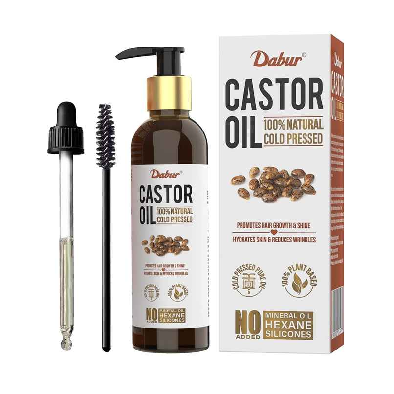 Dabur Castor Oil 100% Natural Cold Pressed Oil