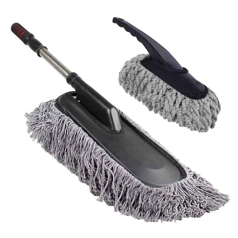 Autoguys Majiko & Small Duster Combo Soft Microfiber Car Duster Brush Home Duster Kitchen Cleaning