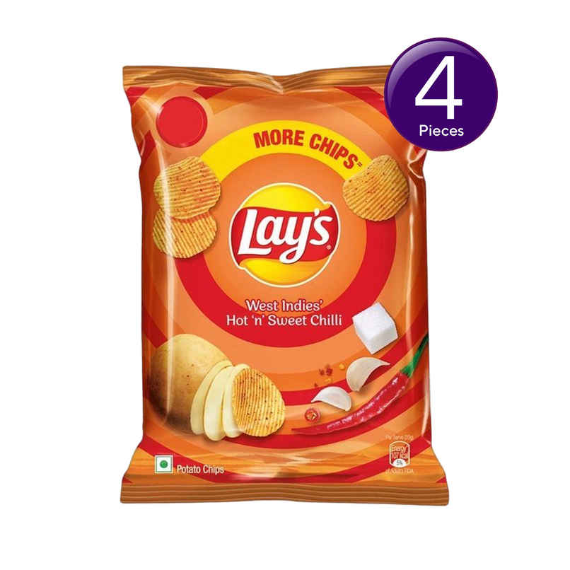 Lay's West Indies Hot 'n' Sweet Chilli Potato Chips Combo Lay's West Indies Hot 'n' Sweet Chilli Potato Chips Combo