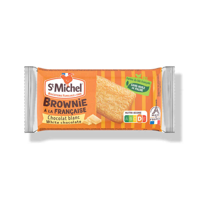 St Michel White Chocolate Brownies