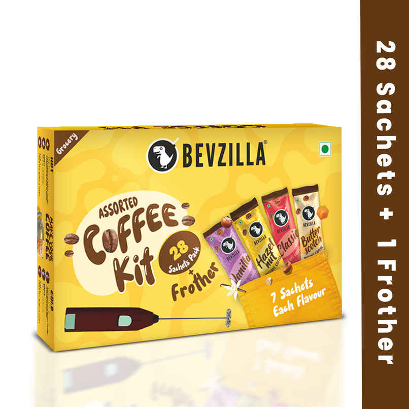 Bevzilla Cafe Coffee kit with Frother