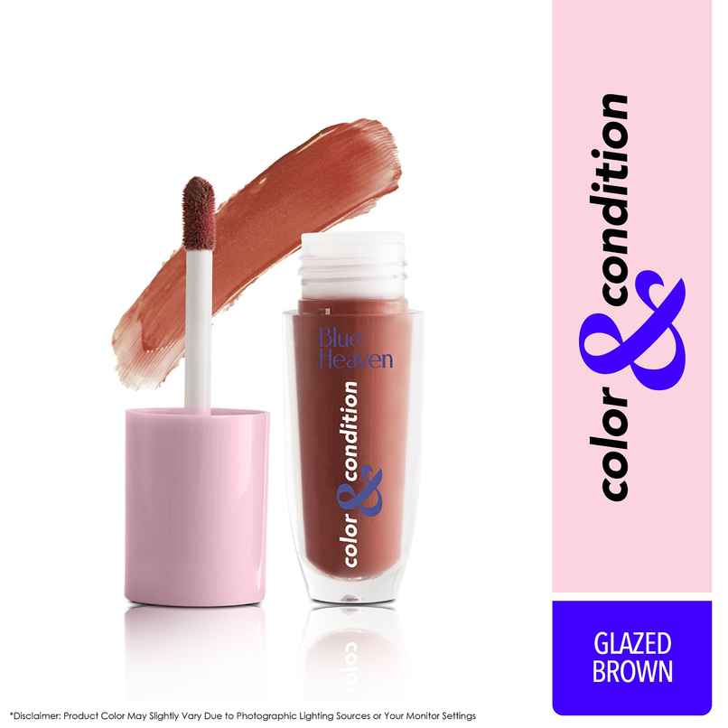 Blue Heaven Color & Condition Lip Oil | Glazed Brown Blue Heaven Color & Condition Lip Oil | Glazed Brown
