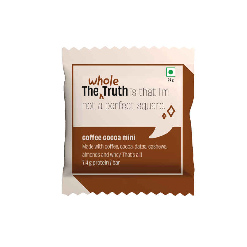 The Whole Truth Coffee Cocoa Mini Protein Bar The Whole Truth Coffee Cocoa Mini Protein Bar