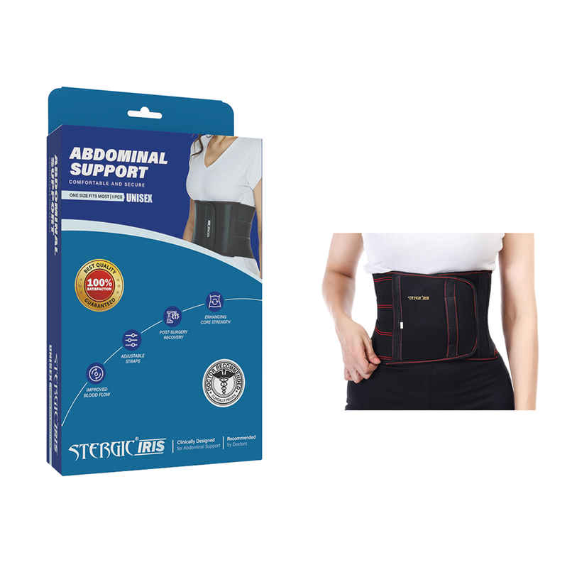Stergic Iris Abdominal Support Belt Post Surgical Recovery