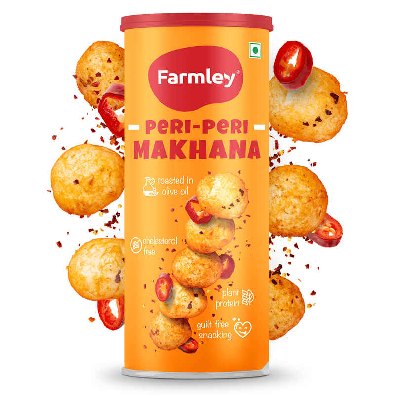Farmley Peri Peri Makhana Roasted In Olive Oil