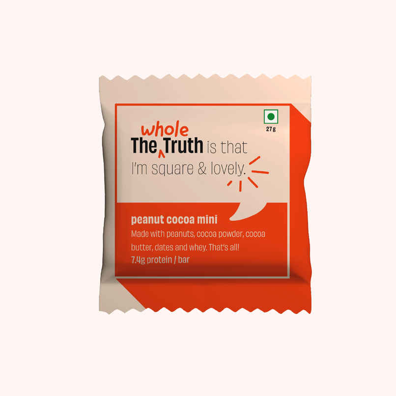 The Whole Truth Peanut Cocoa Mini Protein Bar No Sugar