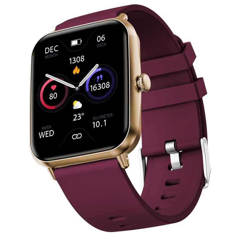 Fire-Boltt Ninja Call Pro Plus 1.83 Tft Bt Calling Smart Watch - Wine New