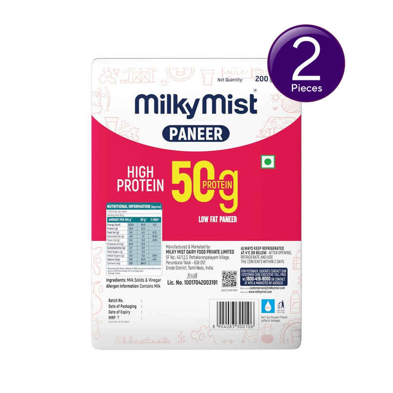 Milky Mist High Protein Paneer Combo
