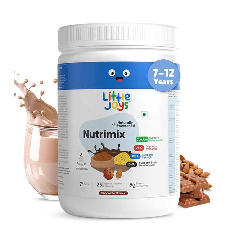 Little Joys Chocolate Drink Mix with Ragi and Bajra | For 7 - 12 years Kids Little Joys Chocolate Drink Mix with Ragi and Bajra | For 7 - 12 years Kids