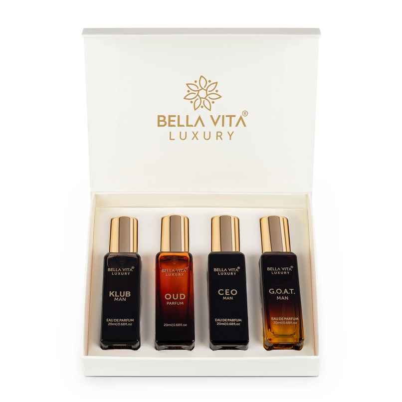 Bella Vita Organic Luxury Perfumes Gift Set For Men