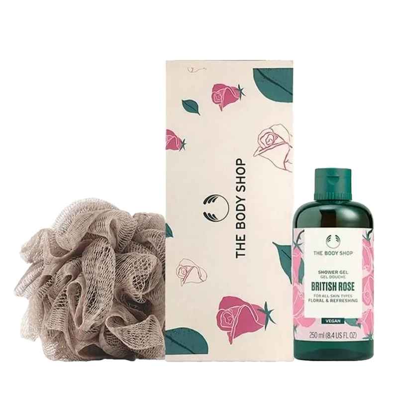 The Body Shop Blooming British Rose Shower Gel Gift Set