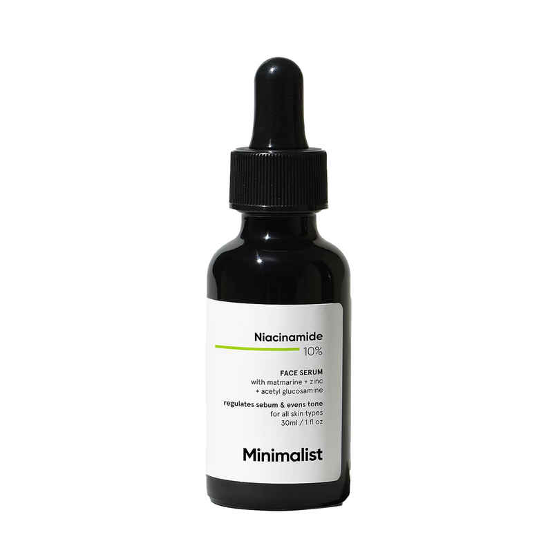 Minimalist Niacinamide 10% Acne and Oil Control Serum For Men & Women.