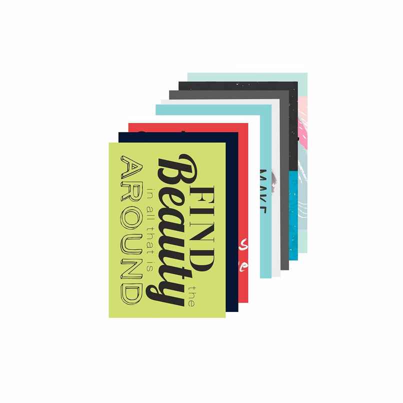 Paper Plane Design Wall Posters For Office Decor | Set of 10 | Size | 12 Inch x 18 Inch | D13