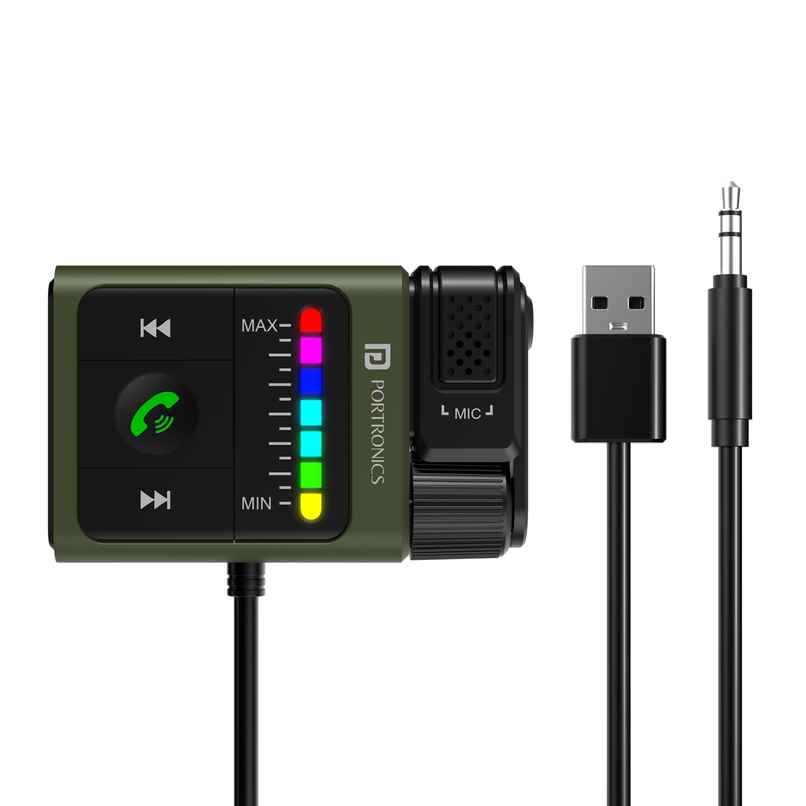 Portronics Auto Tune Car Bluetooth Connector