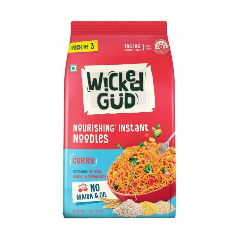 Wickedgud Curry Instant Noodles
