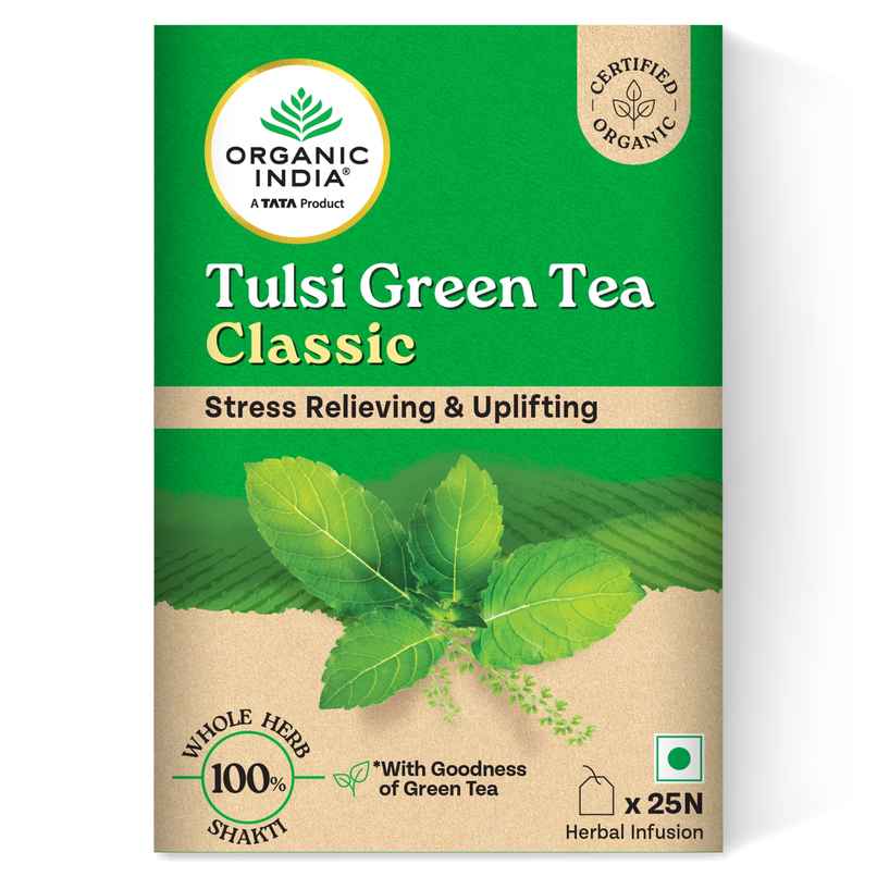 Organic India Tulsi Organic Classic Green Tea Organic India Tulsi Organic Classic Green Tea