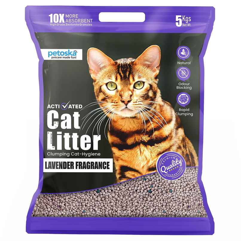 Petoska Bentonite Cat Litter | Lavender Fragrance Petoska Bentonite Cat Litter | Lavender Fragrance