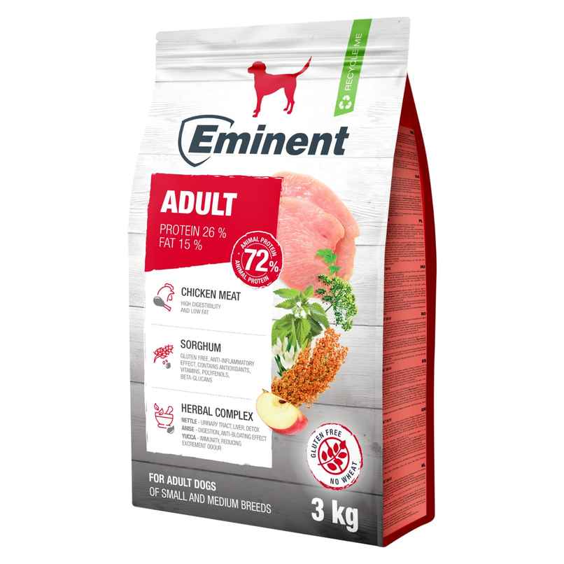 Eminent High Nutrition Dry Food For All Breeds Adult Dogs