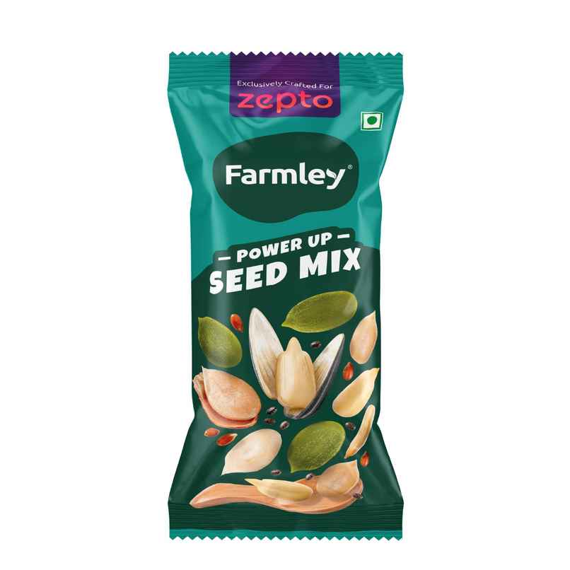 Farmley Seed Mix Superfood Rich In Protein- Pumpkin, Watermelon, Sunflower, Flax, Chia Seeds