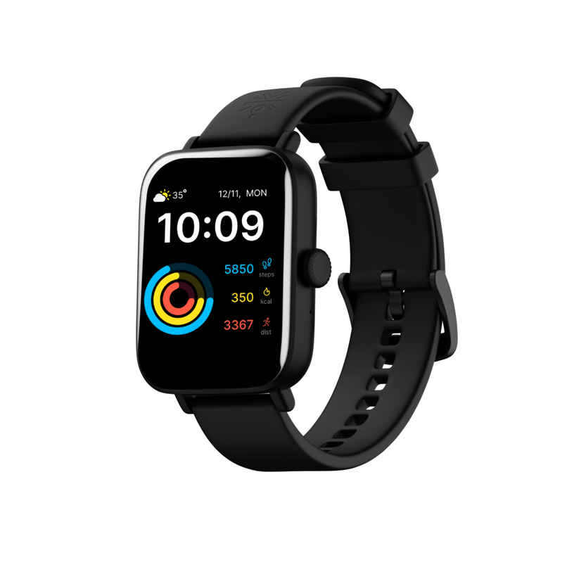 Cultsport Beats 1.85" HD Display, BT Calling Smartwatch, Crown Control, (Black)