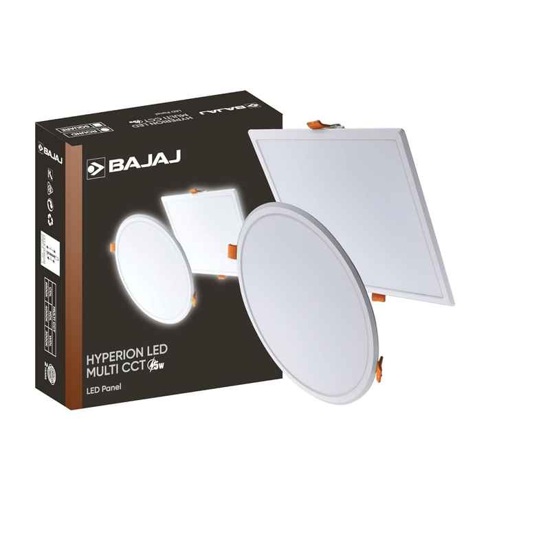 Bajaj Hyperion LED Multi CCT Panel 5W Square Bajaj Hyperion LED Multi CCT Panel 5W Square