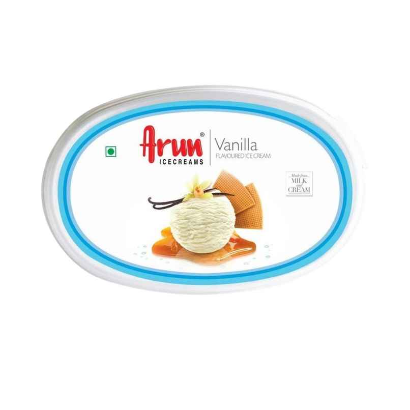 Arun Vanilla Ice Cream Tub | Classic Creamy Flavour