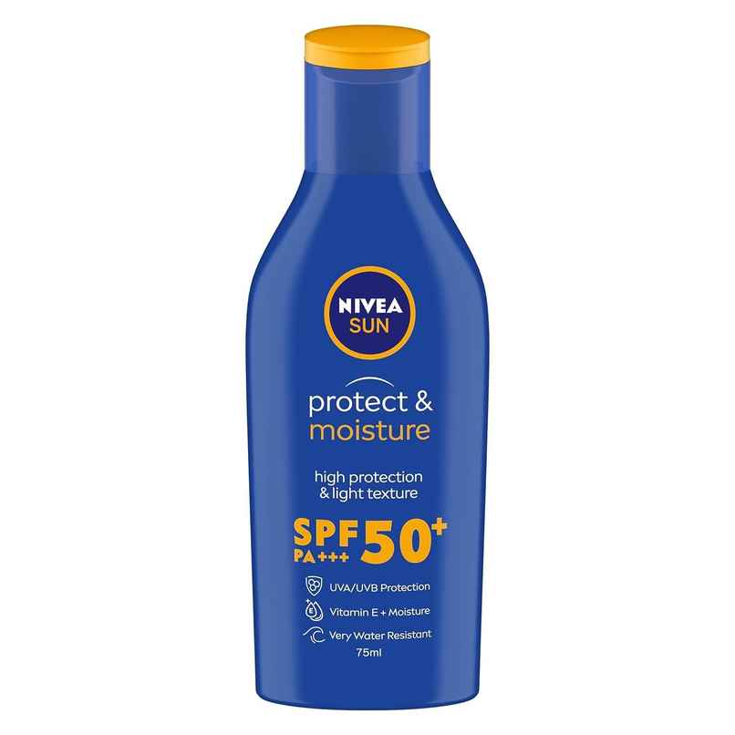 NIVEA SUN Protect and Moisture SPF 50+ Advanced Sunscreen|PA+++ UVA - UVB Protection System