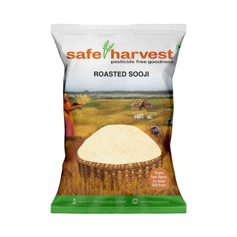 Safe Harvest Pesticide-Free Roasted Sooji Safe Harvest Pesticide-Free Roasted Sooji