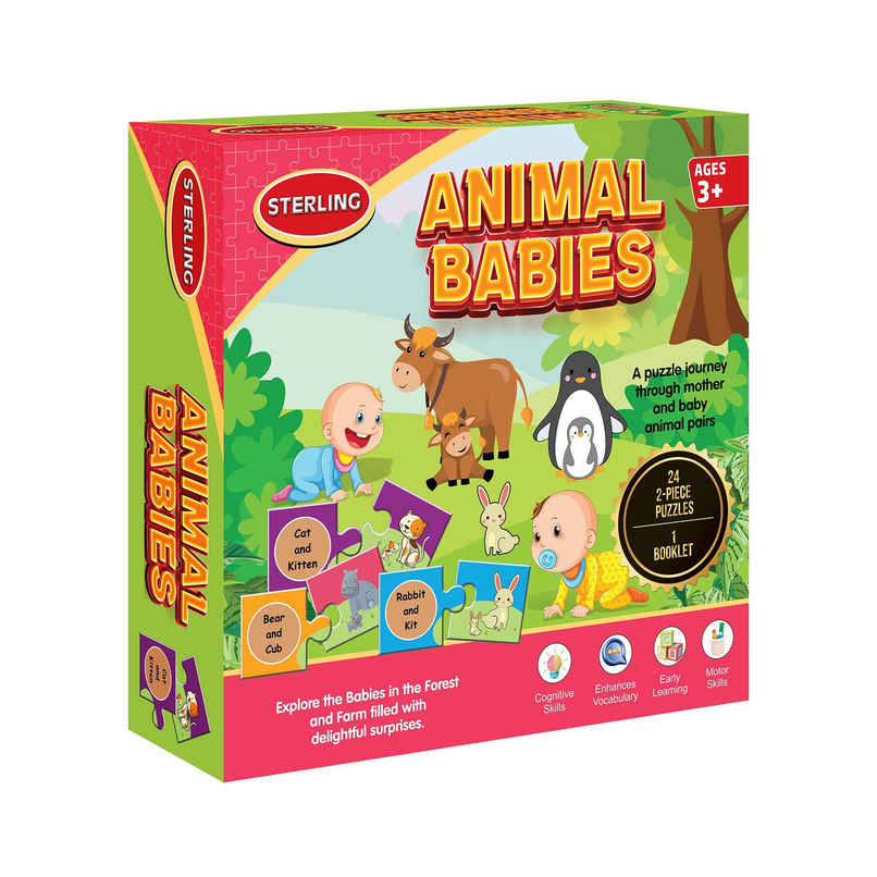 Sterling Animal Babies Puzzle Game