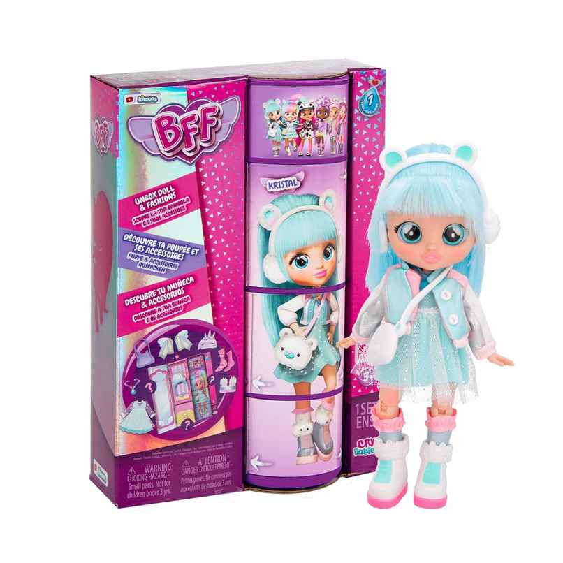 Hamleys Cry Babies Bff Kristal Fashion Doll With 9+ Surprises Including Outfit And Accessories Toy