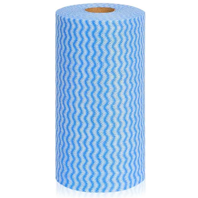 Daluci Kitchen Cleaning Towel Roll - Reusable | Washable and Super Absorbent | 1 Roll - 80 Pulls - Assorted