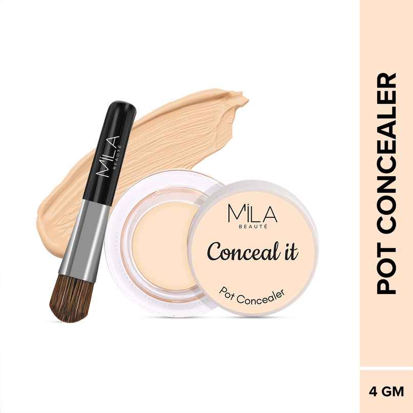 Mila Beaute Conceal It Pot Concealer Spf15 Natural Matte Finish - 02 Light Invory Mila Beaute Conceal It Pot Concealer Spf15 Natural Matte Finish - 02 Light Invory