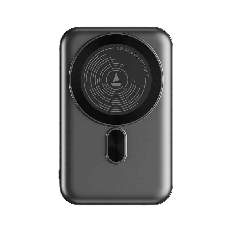 boat EnergyShroom PB331 MagnaCharge Wireless Powerbank | Ash Black