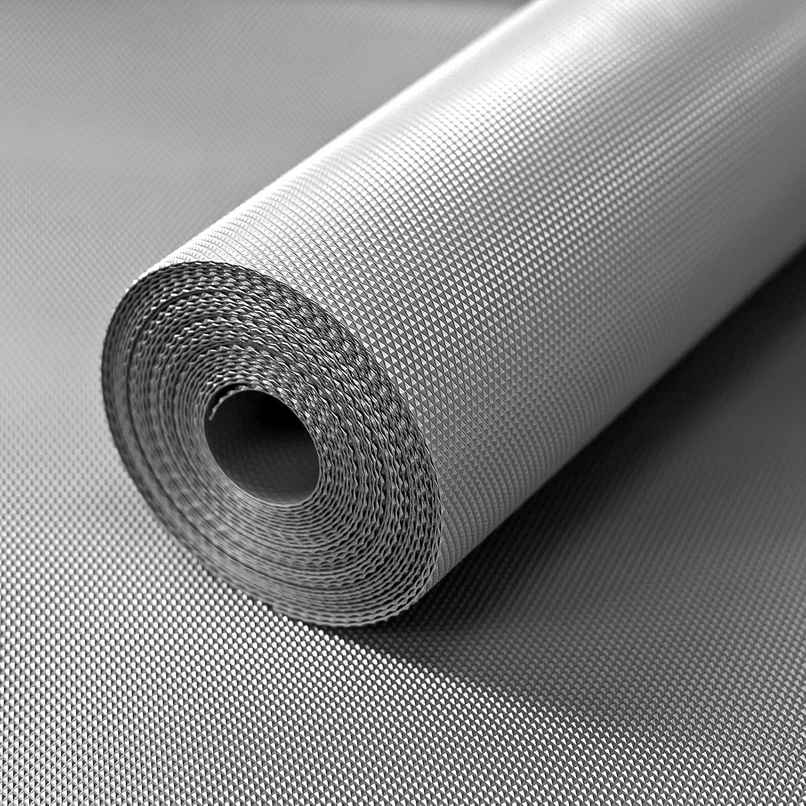 Kuber Industries 5 Mtr Polyester Anti Slip Mat | Shelf Liner | Table Runner | Multi