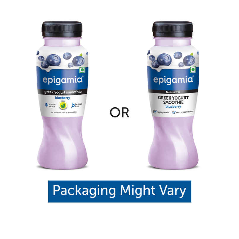 Epigamia Greek Yogurt Blueberry Smoothie