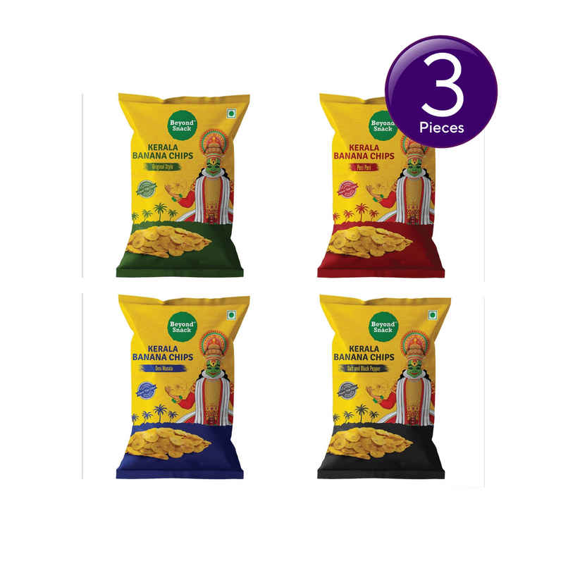 Beyond Snack Kerala Banana Chips - Combo | Party Pack Combo Beyond Snack Kerala Banana Chips - Combo | Party Pack Combo