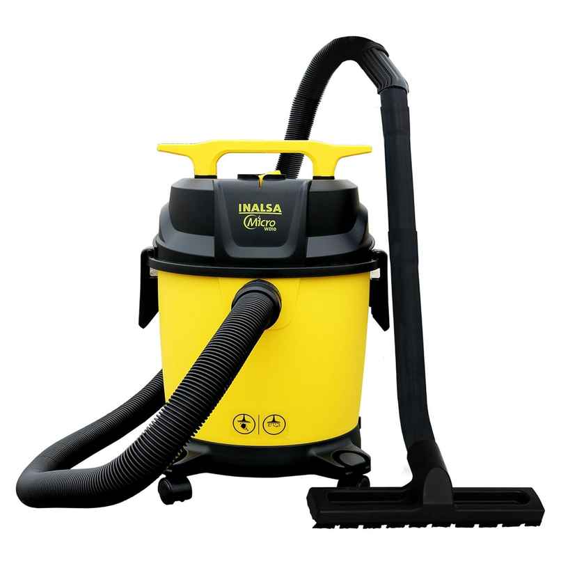 INALSA Wet and Dry Vacuum WD 10 ltr Capacity,1200 W, 17 kPa Suction , Blower Function, , HEPA Filter