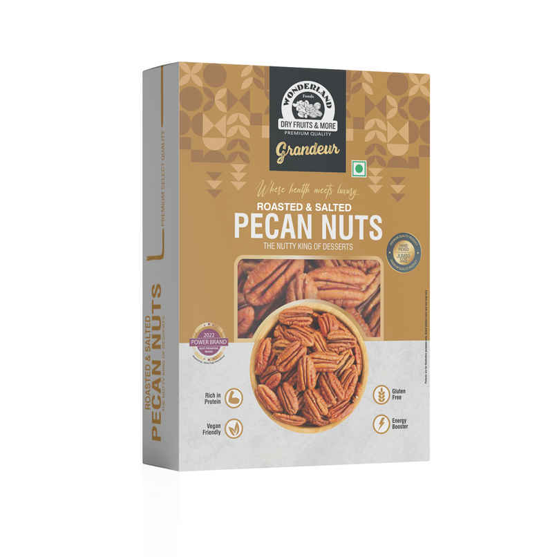Wonderland Foods Roasted & Salted Pecan Nuts