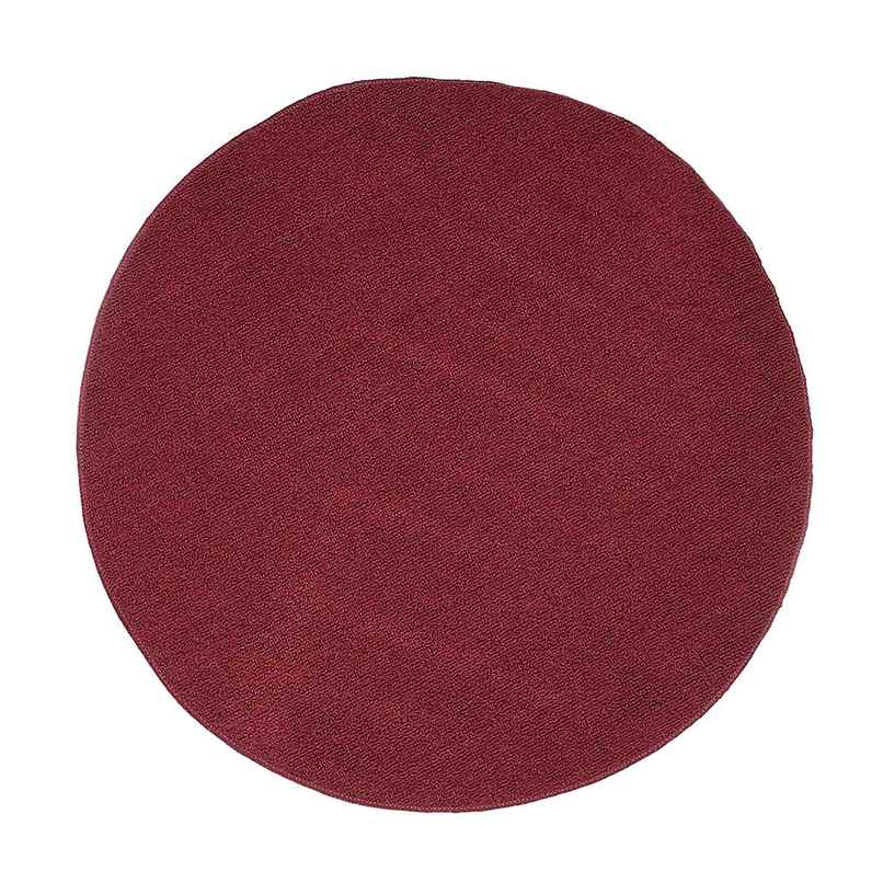 Casacraft by Pepperfry Round Carpet | Persian Plum | 3 feet